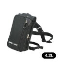 ラフ&ロード RR9313BK AQA DRY ホルスターバッグ ブラック W15×D11×H27cm 4.2L 鞄 カバン 防水 ツーリング