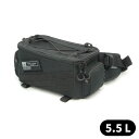ラフ&ロード RR9615BK コンバットウエストバッグ ブラック W28×D14×H15cm 5.5L 鞄 カバン 大容量 ツーリング