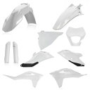 ACERBIS AC-24633WH/BK プラスチックフルキット ホワイト/ブラック EC250/300 EC-F250/300 バイク 外装 パーツ