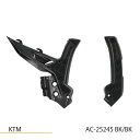 ACERBIS AC-25245BK/BK X-GRIP フレームガード ブラック/ブラック EXC XC-W SX(F)等 バイク