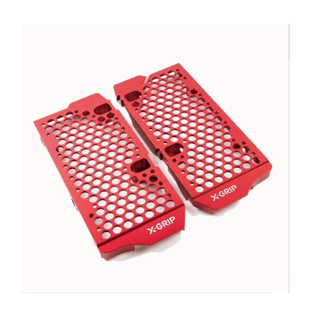 X-GRIP XG-2636-009 ラジエーターガード レッド RR 2T 4T バイク