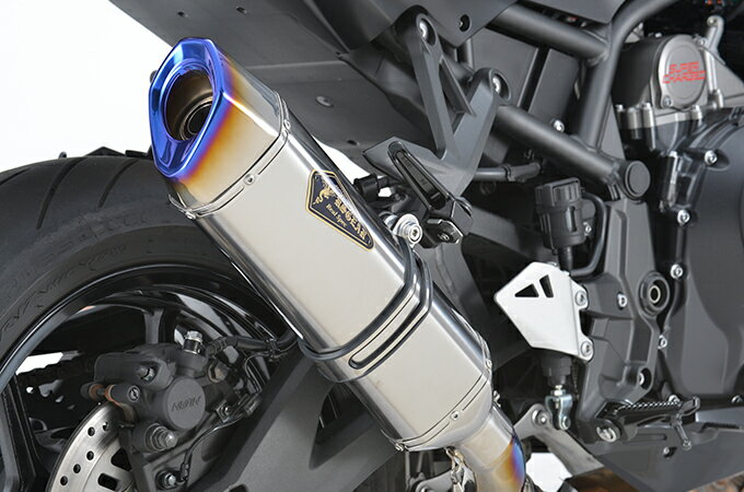 アールズギア RK38-T3ST リアルスペック スリップオン マフラー チタンポリッシュ Z H2/SE 軽量 サイレンサー バイク 二輪車 車検対応 政府認証品 r's gear