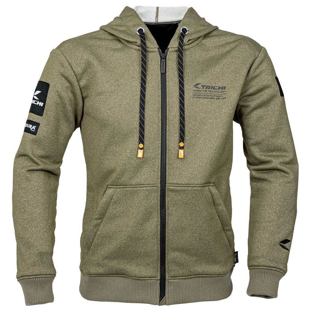 RSタイチ RSJ330 コーデュラ フーディ コンバットカーキ Lサイズ 上着 ジャンパー スエット ツーリング 通勤通学 RSJ330KH01L