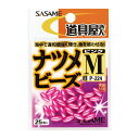 ササメ P224 道具屋 ナツメビーズ ピンク M 25個入 集魚ビーズ 仕掛け 釣具 釣り つり