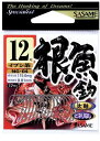 ササメ NG04 根魚鈎 茶(ブラウン) 12号 バラ針 メバル カサゴ 根魚 釣針 針 はり 釣具 釣り つり