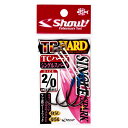 シャウト 334HS TCハードシングルスパーク 3/0 2本入 釣針 針 はり フック 釣具 釣り つり