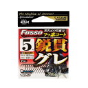 ササメ DEG22 鋭貫グレ TCフッ素コート 5号 21本入 バラ針 釣針 針 はり 釣具 釣り つり