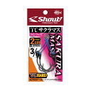 シャウト 378SA TCサクラマスツインフック PE2cm フック3/0 2セット入 針 ハリ アシストフック 仕掛け 海釣り 釣具 つり フィッシング Sh...