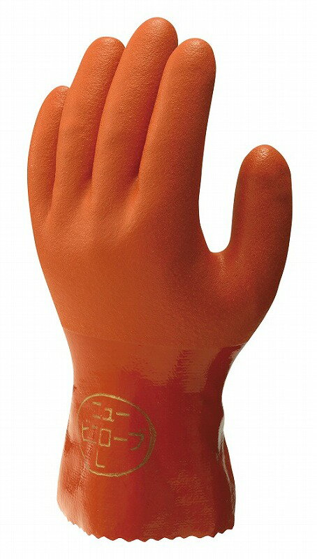 ショーワグローブ NO610-L ニュービニローブ オレンジ Lサイズ 1双手袋 てぶくろ 手袋 すべり止め 1