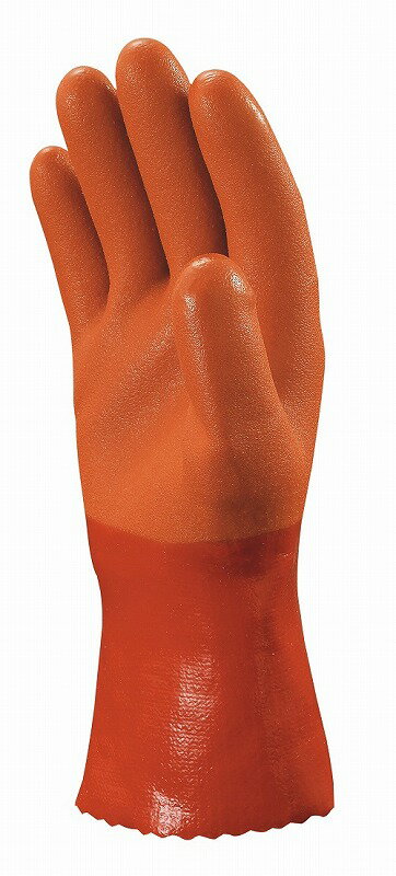 ショーワグローブ NO610-L ニュービニローブ オレンジ Lサイズ 1双手袋 てぶくろ 手袋 すべり止め 2