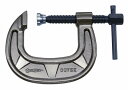 スーパーツール CC100E シャコ万力 口開き103mm 強力ワイドタイプ 作業用品 早締め用 ハンドル付 固定 工具