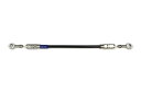 メッシュ ブレーキホース 300mm ブラックスモークホース/ステン素地 ST-ST スウェッジライン STKB-1111M-0300 イージーオーダーホース ...