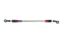 メッシュ ブレーキホース 300mm クリアホース/レッド×ブラック ST-SD スウェッジライン RAK-1113M-0300 イージーオーダーホース プロト