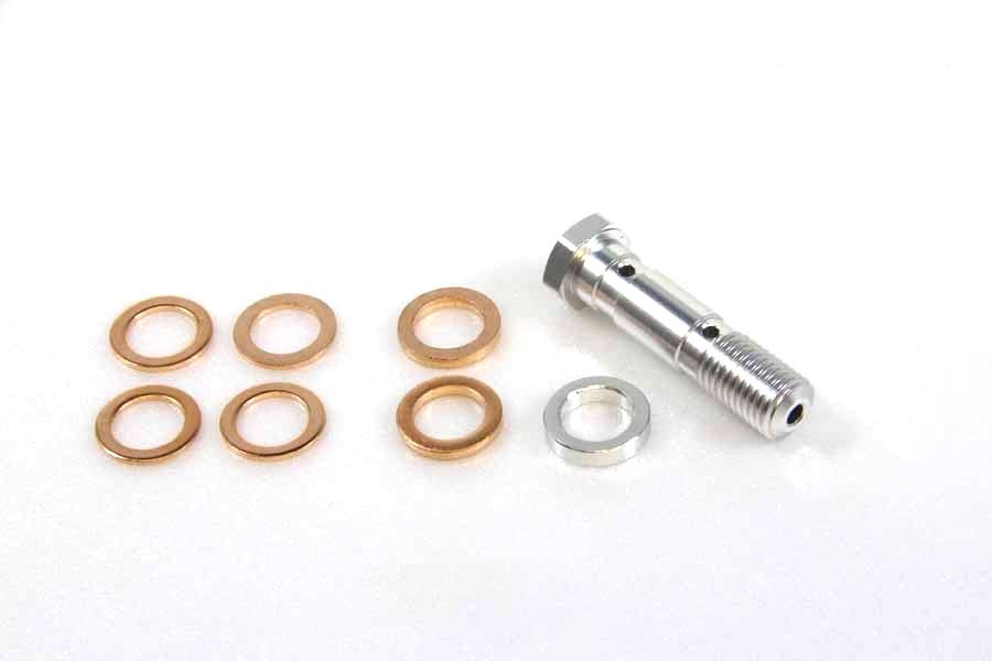 スウェッジライン EAP331 レールポジションBボルト ダブル シルバー M10×P1.25 1本 フィッティング ホース パーツ プロト