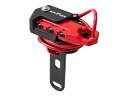 タナックス MF-4755 ヘルメット用ワイヤーロック ストレート レッド バイク 鍵 盗難防止