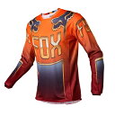 ダートフリーク 26727-824-L FOX 180ジャージ セントロ フローオレンジ Lサイズ シャツ メッシュ オフロード フォックスレーシング