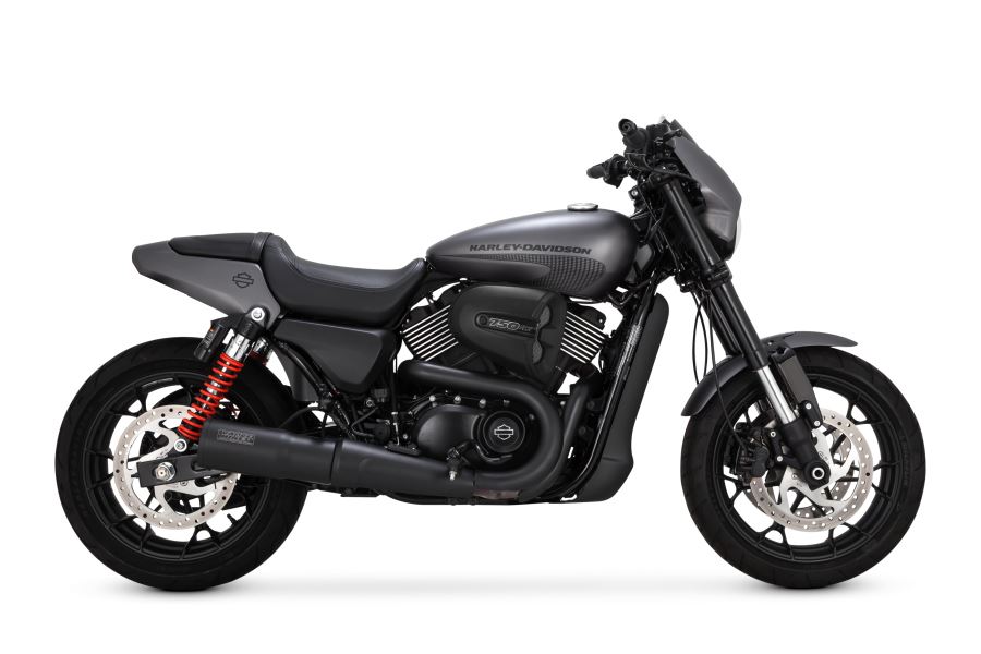 〜1200 cc  - バンス&ハインズ 47943 ハイアウトプット スリップオン ブラック ストリート マフラー プロト