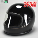 GT750 ヘルメット 族ヘル ブラック ノスタルジック GT-750 送料無料!!族ヘル ビンテージ ヘルメット GT750 族ヘル フルフェイス ノスタルジ...