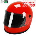 GT750 ヘルメット 族ヘル レッド ノスタルジック GT-750 送料無料!!族ヘル ビンテージ ヘルメット GT750 族ヘル フルフェイス ノスタルジッ...