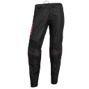 THOR ソアー 2902-0310 SECTOR MINIMAL MXパンツ ブラック/フローピンク 32インチ 女性用 ズボン ジャージ バイクウェア ウエ...