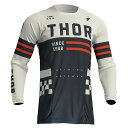 THOR ソアー 2912-2189 PULSE COMBAT MXジャージ ミッドナイト/ヴィンテージホワイト L キッズ 子供用 バイクウェア ウエストウッ...