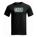 THOR ソアー 3030-22472 COMBAT Tシャツ ブラック M 半袖 ロゴT バイクウェア ウエストウッド