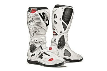 SIDI シディー CROSSFIRE3 縫付式MXフラットソールモデル ブーツ ホワイト/ホワイト 9.5/44サイズ 27.0cm-27.5cm WESTWOOD ウエストウッド