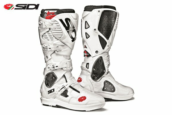 SIDI シディー CROSSFIRE3 SRS 交換式SRSソールモデル ブーツ ホワイト/ホワイト 9/43サイズ 26.5cm-27.0cm WESTWOOD ウエストウッド