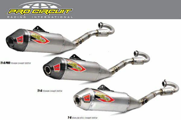 PRO CIRCUIT プロサーキット 0311625FP2 Ti-6 プロレースシステム フルエキゾーズトシステム サイレンサー マフラー CRF250R WESTWOOD ウエストウッド