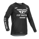 FLY フライ 375-121X MXジャージ EVOLUTION DST エボリューション DST ブラック/ホワイト XLサイズ 長袖シャツ オフロード ウ...