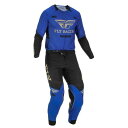 FLY フライ 375-122L MXジャージ EVOLUTION DST エボリューション DST ブルー/ブラック Lサイズ 長袖シャツ オフロード ウエス...