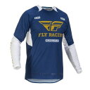 FLY フライ 375-123M MXジャージ EVOLUTION DST エボリューション DST ネイビー/ホワイト/ゴールド Mサイズ 長袖シャツ オフロ...