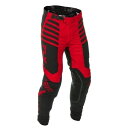 FLY 378-73132 LITE MXパンツ ブラック/レッド 32インチ バイク ズボン ストレッチ