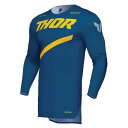 THOR 2910-8094 SPORT BRAVE MXジャージ ブルー S バイク ウェア 吸湿 ストレッチ