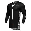 THOR 2910-8119 SPORT RIOT MXジャージ ブラック/レッド M バイク ウェア 吸湿 ストレッチ