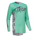 THOR 2911-0324 SPORT SHADOW MXジャージ ティール XL ガールズ バイク レディース ウェア ストレッチ