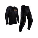 LEATT 5025300723 RIDE KIT 3.5 MXウェア ブラック L/34 上下セット バイク 長袖 ズボン ストレッチ メッシュ