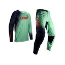 LEATT 5025300762 RIDE KIT 3.5 MXウェア マッチャ M/32 上下セット バイク 長袖 ズボン ストレッチ メッシュ