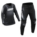 LEATT 5025450204 RIDE KIT 3.5 MXウェア ブラック L(140/150cm) キッズ 上下セット バイク 子供 長袖 ズボン スト...