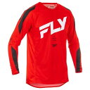 FLY 378-122S EVOLUTION DST MXジャージ レッド/ホワイト/ブラック S バイク ウェア 長袖 ストレッチ メッシュ