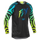 FLY 378-124M EVOLUTION DST SPECIAL EDITION ZEN MXジャージ ブラック/ブルー/ハイビス M バイク ウェア 長袖...