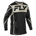 FLY 378-720S LITE MXジャージ ブラック/グレー S バイク ウェア 長袖 メッシュ