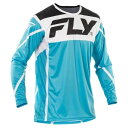 FLY 378-722X LITE MXジャージ ブルー/ホワイト/ブラック XL バイク ウェア 長袖 メッシュ