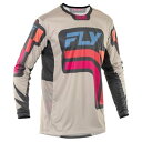 FLY 378-724X LITE SPECIAL EDITION MXジャージ VICE ライトグレー/ピンク/コーラル XL バイク ウェア 長袖 メッシュ