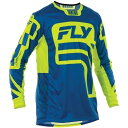 FLY 378-725X LITE LIMITED EDITION MXジャージ LANCER ネイビー/ハイビス XL バイク ウェア 長袖 メッシュ