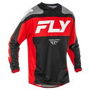 FLY 378-920S F-16 MXジャージ ブラック/レッド/ホワイト S バイク ウェア 長袖 ストレッチ