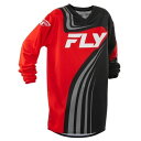 FLY 378-220YXL F-16 MXジャージ ブラック/レッド/ホワイト XL キッズ バイク 子供 ウェア 長袖