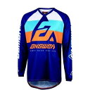 ANSWER 447536 23 SYNCRON CC MXジャージ ブルー/ハイパーオレンジ/ブラック S キッズ バイク 子供 ウェア