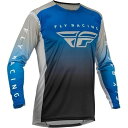 FLY 376-721L 23 LITE MXジャージ ブルー/グレー/ブラック L バイク ウェア 軽量