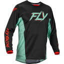 FLY 376-524M 23 KINETIC SE RAVE MXジャージ ブラック/ミント/レッド M バイク ウェア メッシュ